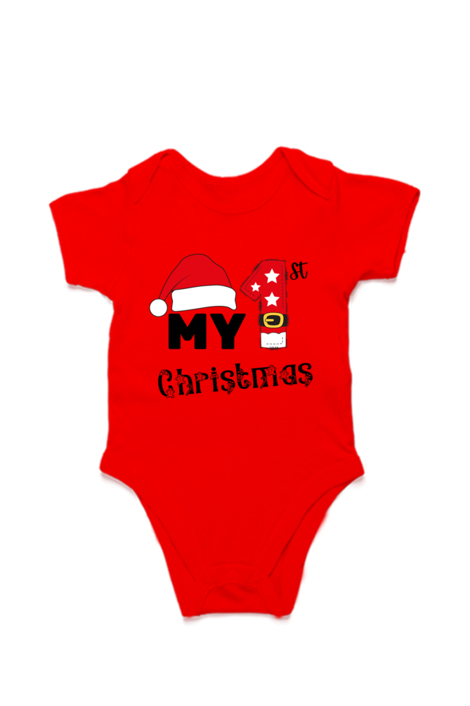 My First Christmas Baby Rompers for Boys and Girls