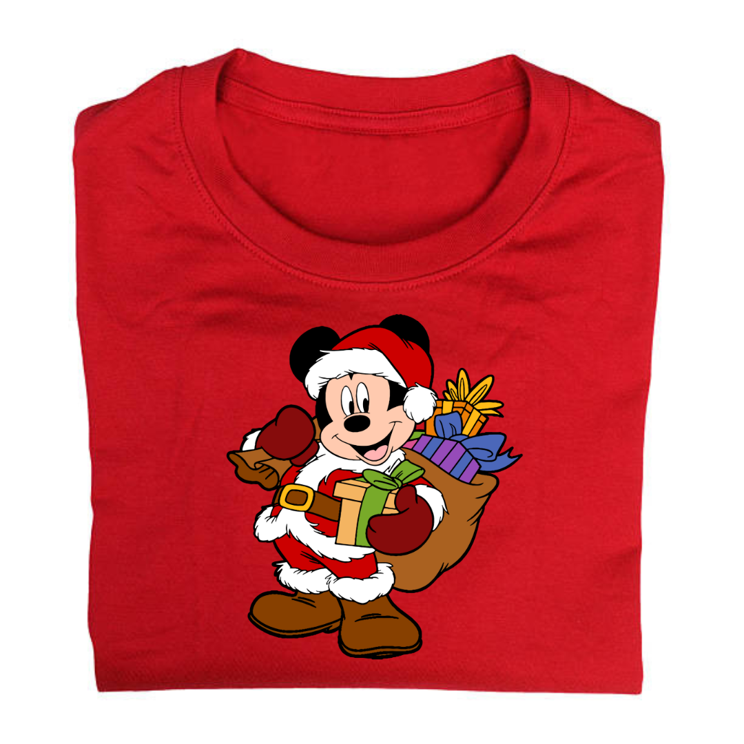 Christmas Mickey Santa T-Shirt for Disney Lovers 2024