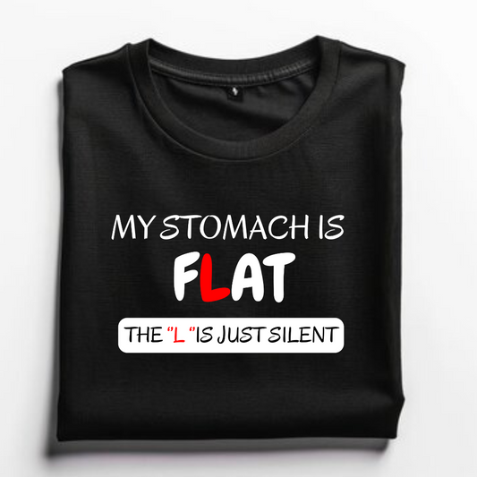 Flat Belly Funny Unisex T-shirt