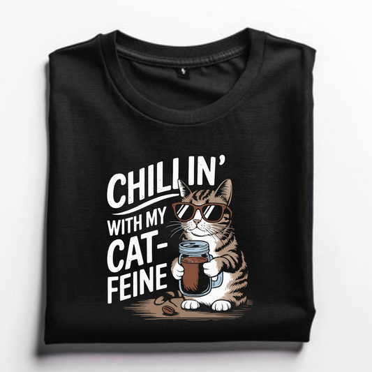 Chilling with my Cat Unisex T-shirt for Cat Lovers