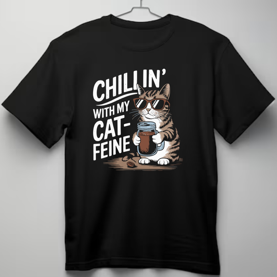 Chilling with my Cat Unisex T-shirt for Cat Lovers