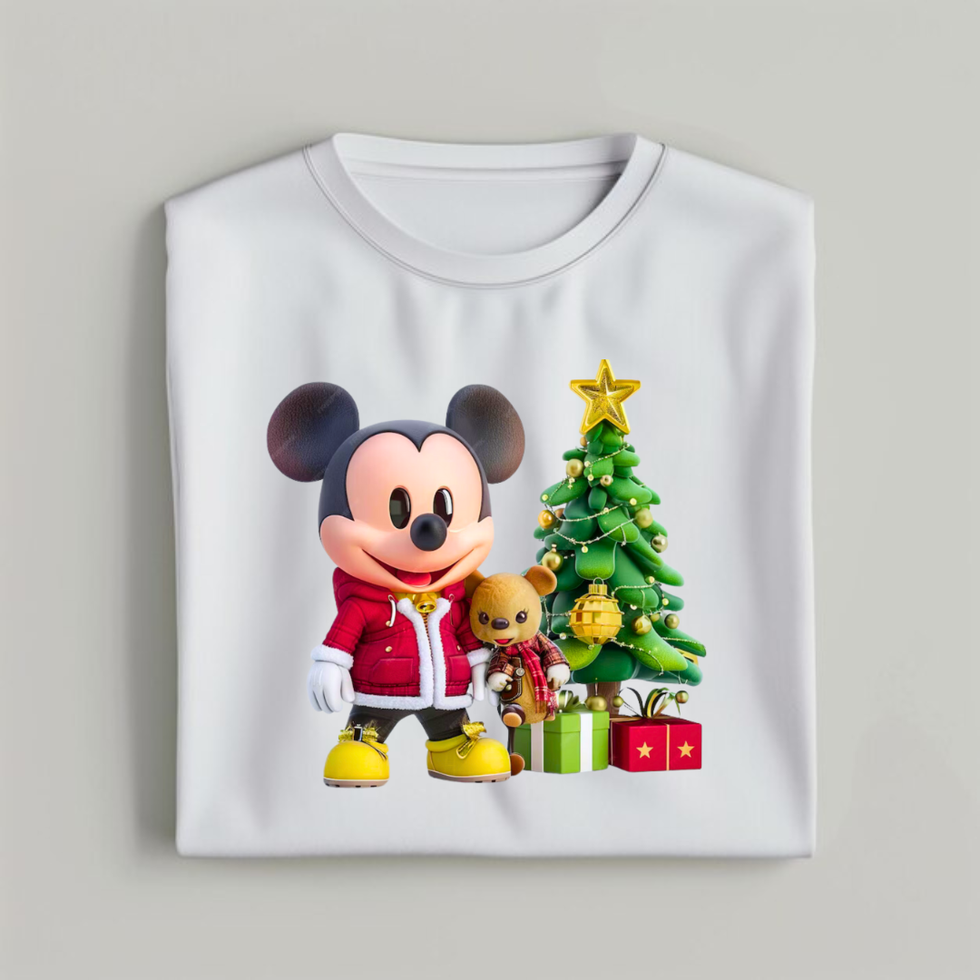 Christmas Tree with Mickey T-shirt Design 2024