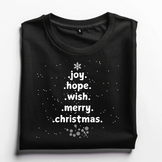 Merry Christmas Wishes Unisex T-Shirt 2024