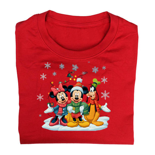 Merry Christmas T-Shirt with Mickey and Friends 2024