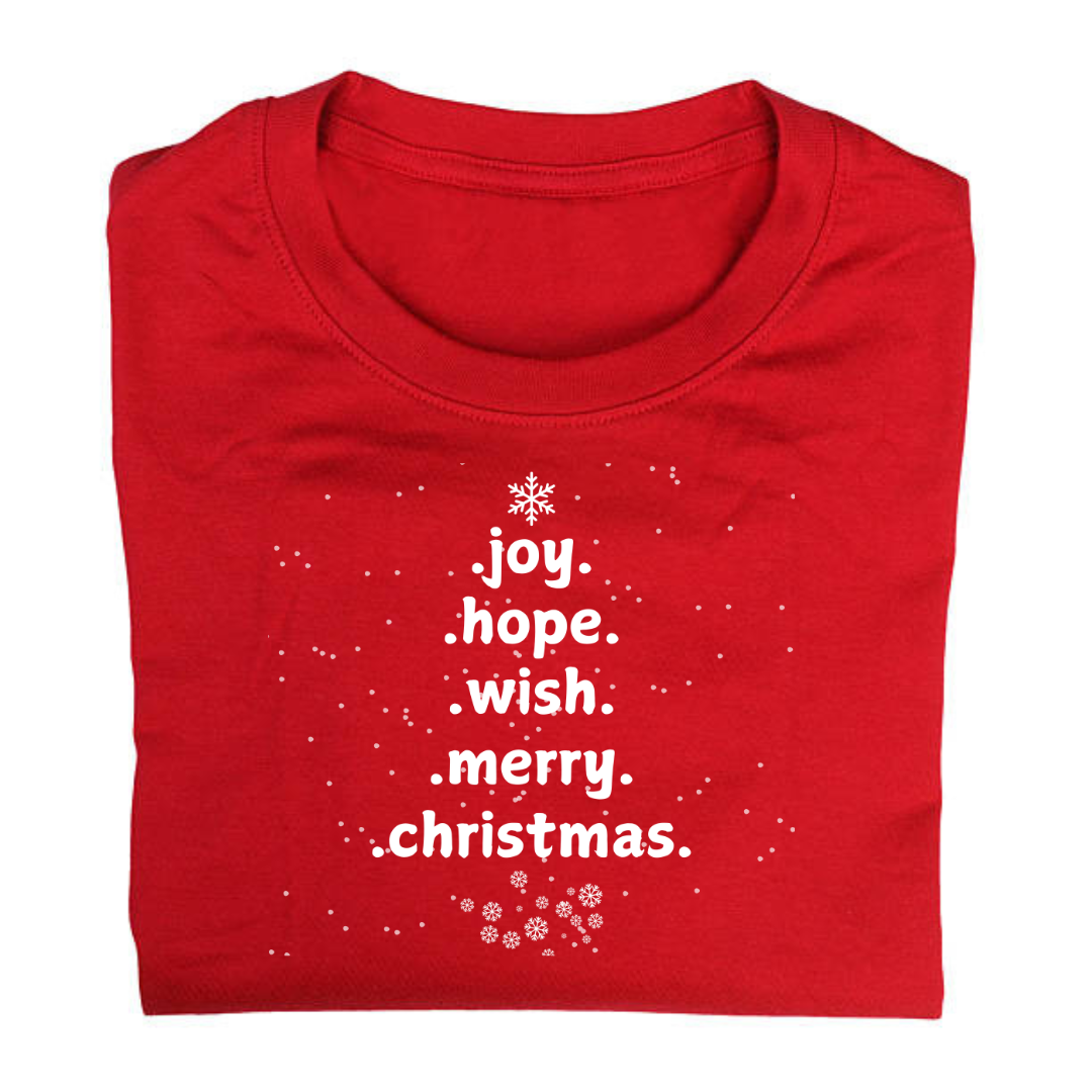 Merry Christmas Wishes Unisex T-Shirt 2024