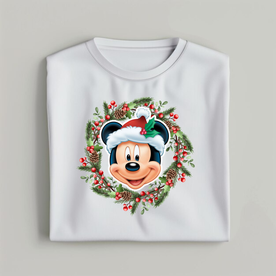 Mickey Themed Christmas T-Shirt 2024