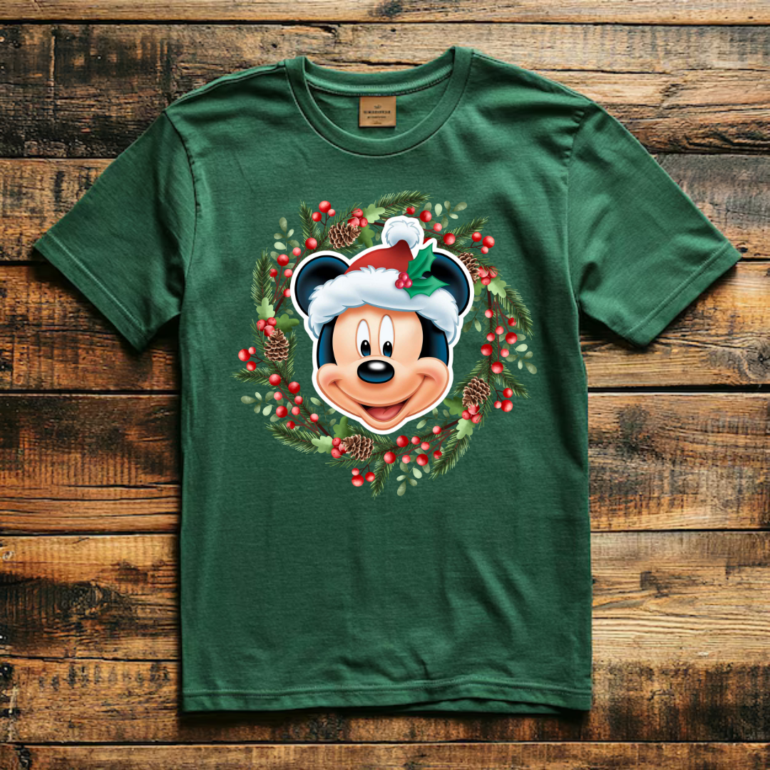 Mickey Themed Christmas T-Shirt 2024