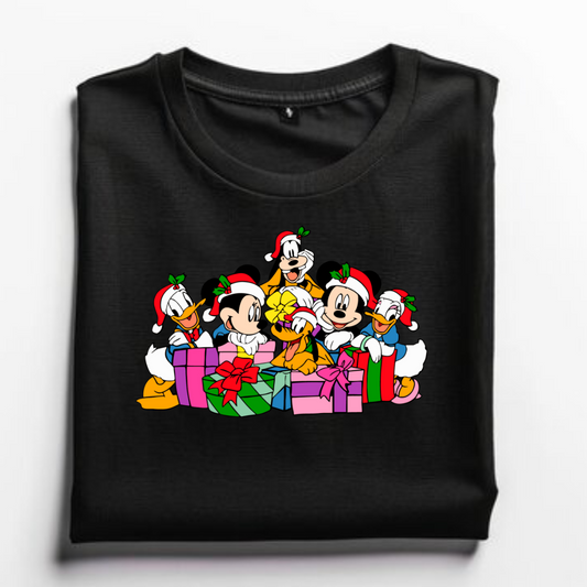 Mickey and Friends Santa Gifts T-shirt 2024