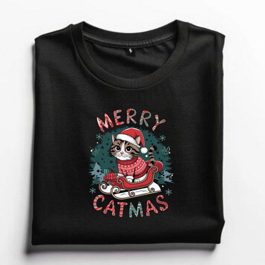 Merry Catmas 2024 T-Shirt 2024