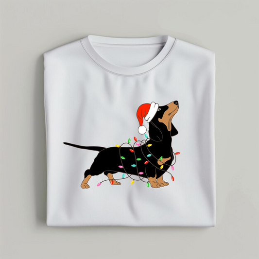 Merry Christmas T-Shirt for Dog Lovers